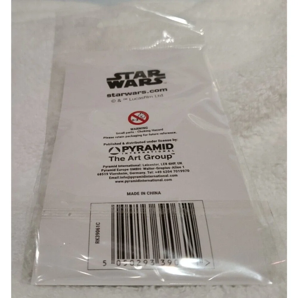 Star Wars Mandalorian The Child Baby Yoda Keychain Key Fob Chain Ring